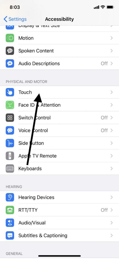 Ajustar 3D Touch para la pantalla táctil de iPad no funciona