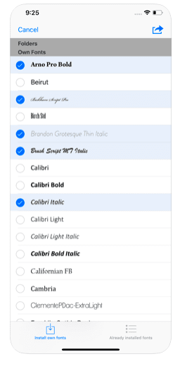 Anyfont puede cambiar la fuente en tu iPhone