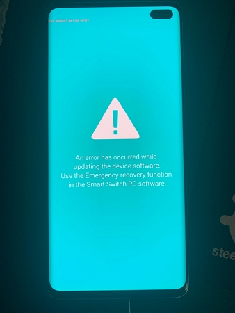 Pantalla Azul Android: atascada en la pantalla de error