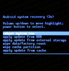 Ingrese el modo de recuperación para corregir el modo Fastboot en Android
