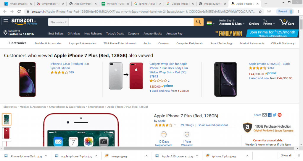   Comprar un iPhone en Amazon 