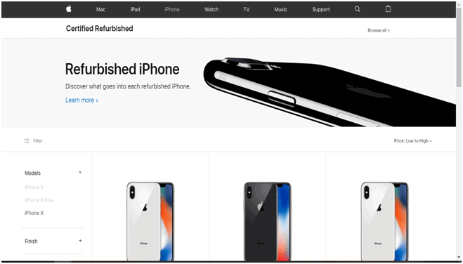   IPhone usado en Apple 