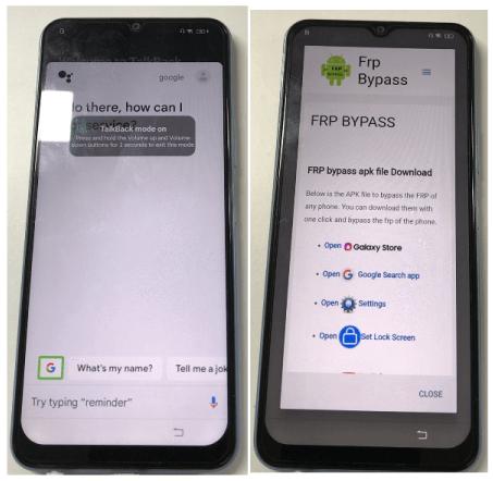 Evitar la verificación de la cuenta de Google después de reiniciar a través de Talkback