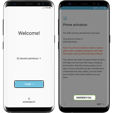 Retire el bloqueo de reactivación de Samsung con una llamada de emergencia