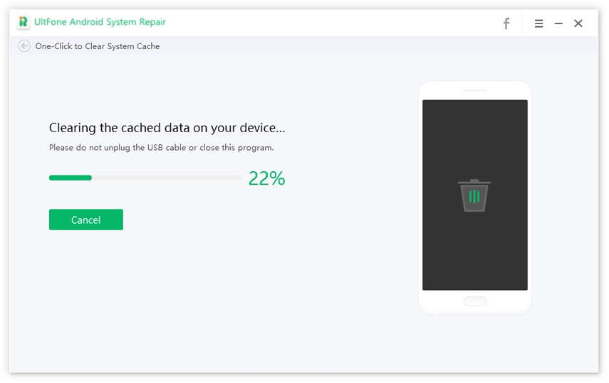 Borrar caché del sistema Android en un solo clic