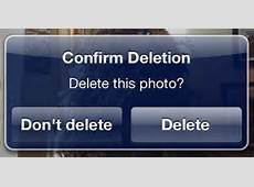 Confirme para eliminar las fotos de Instagram en iPhone iPad
