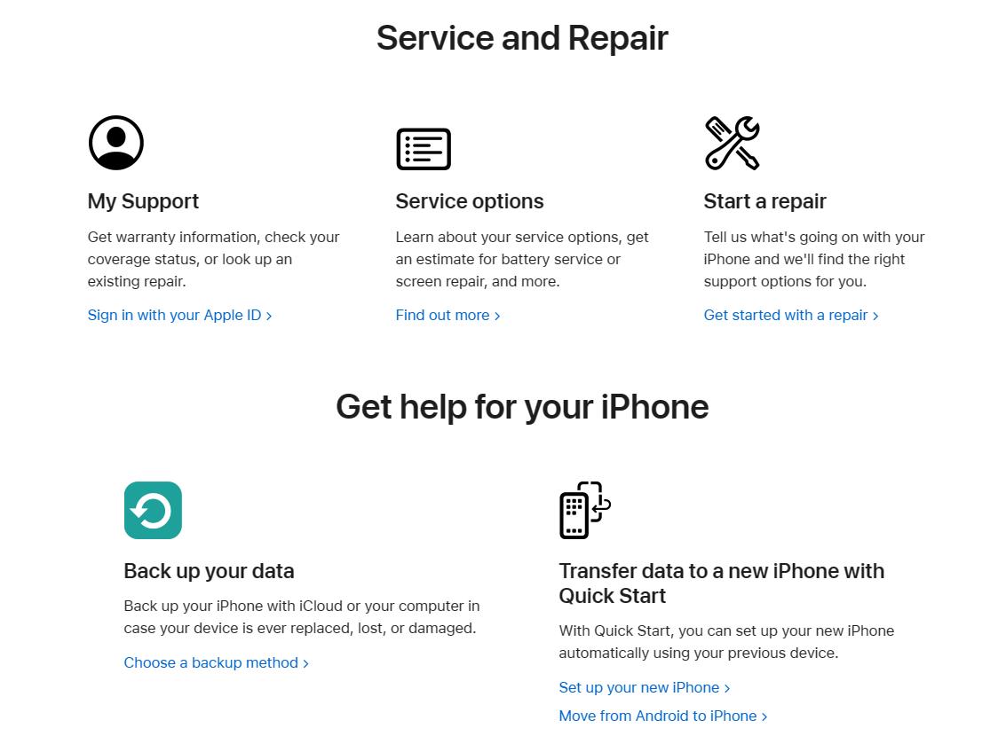Póngase en contacto con el servicio de Apple para solucionar el problema de iOS 18