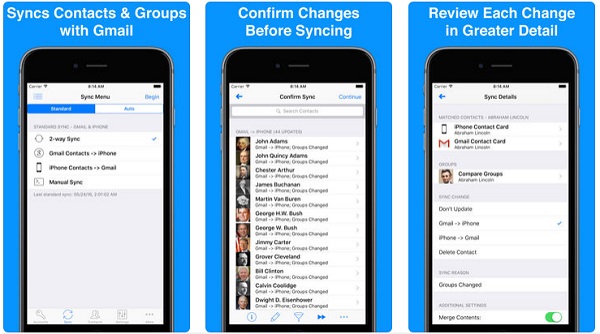 Contactos Sincronización para Google Gmail