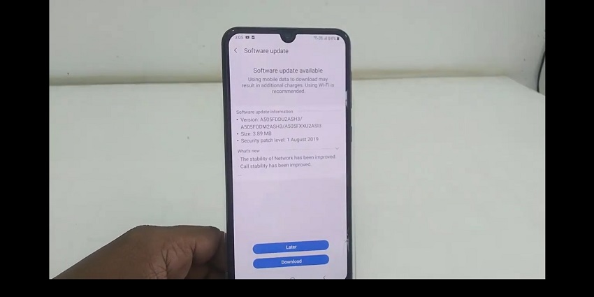 Descargar actualizaciones en Android