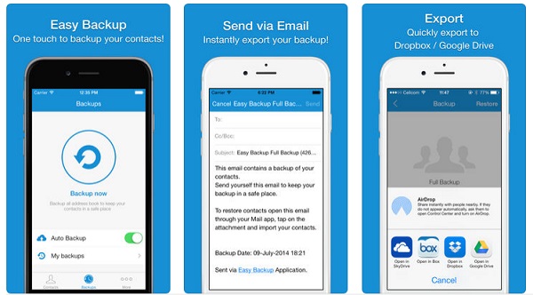 Cómo hacer una copia de seguridad de los contactos a la tarjeta SIM con una copia de seguridad fácil