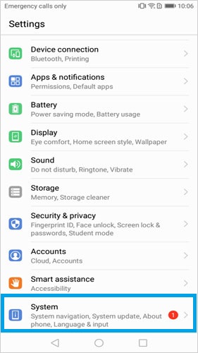 Abrir depuración USB en Huawei Mate 1