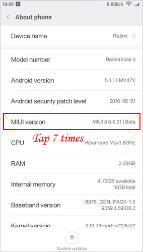 Compruebe si el gestor de arranque está desbloqueado en Xiaomi