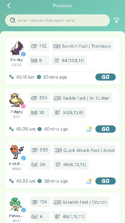 Ingrese a Pokemon ID o nombre