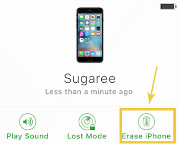 Recuperar iPhone discapacitado conectarse a iTunes usando iCloud