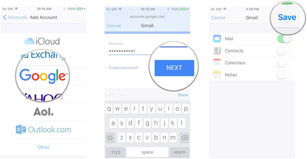 Cómo hacer una copia de seguridad de los contactos en iPhone con Gmail
