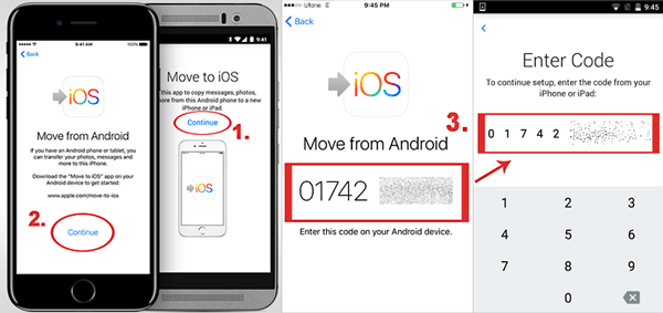 Cómo importar contactos de Samsung al iPhone 15 con Mover a iOS