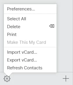 Exportar contactos de iPhone rotos desde iCloud como VCard