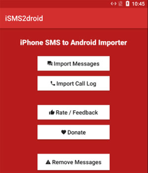 Restaurar mensajes de texto de iPhone a Android