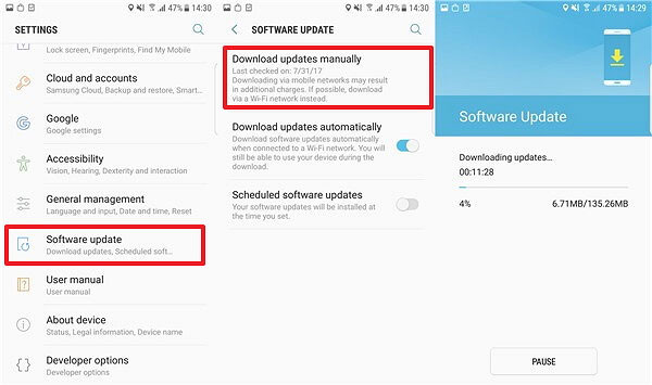 Actualizar el sistema operativo Android en Huawei