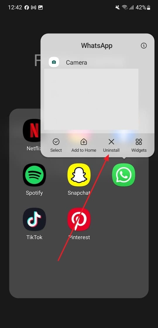 desinstalar whatsapp android