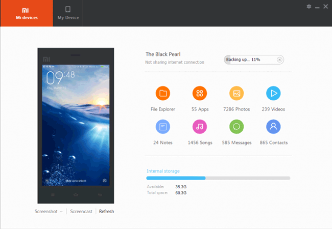 Cómo transferir los datos de Xiaomi a PC con Mi PC Suite