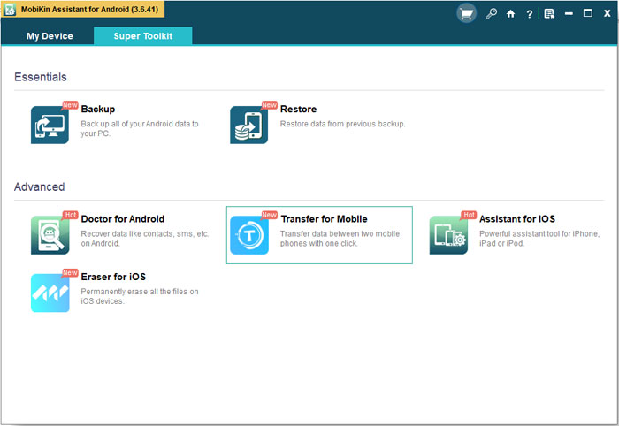 Mueva los archivos de Android a la PC
