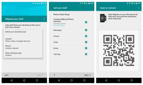 Transfiera Android a Motorola con Motorola migrar
