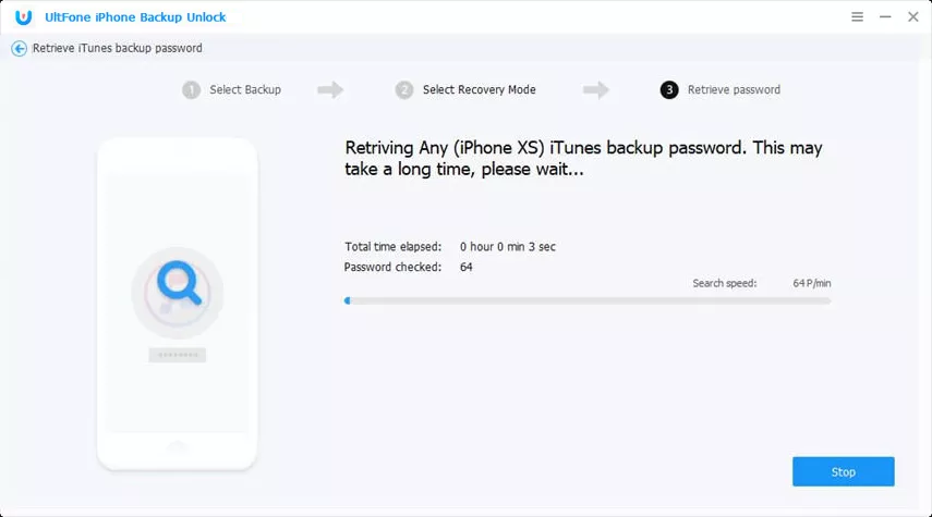 Recuperación de la contraseña de copia de seguridad del iPhone