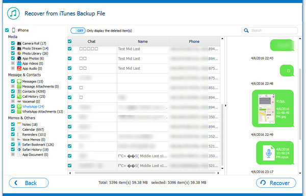 Restaurar fotos de Snapchat desde la copia de seguridad de iTunes