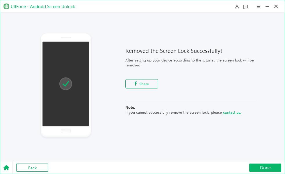 Desbloquee la pantalla bloqueada en Android con éxito