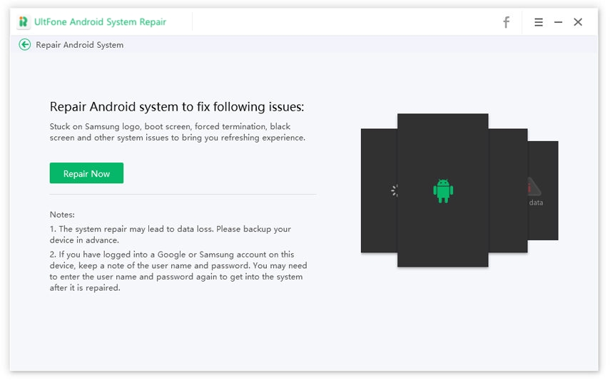 Reparar Android a la normalidad