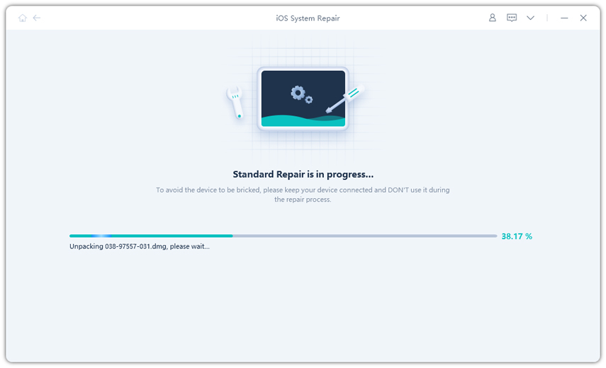 Reparación del sistema iOS