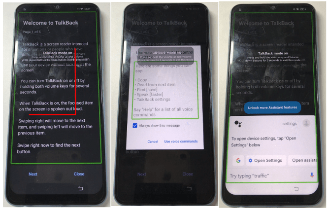 Bypass Realme FRP con Talkback