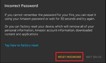 desbloquear el fuego de Kindle sin restablecer