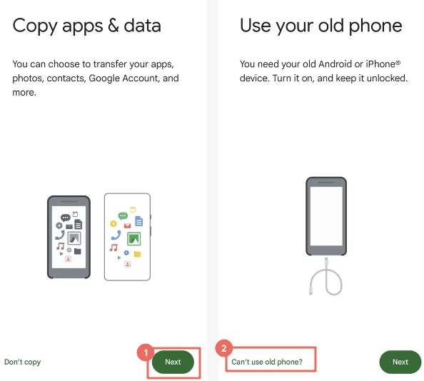 Restaurar datos de la cuenta de Google