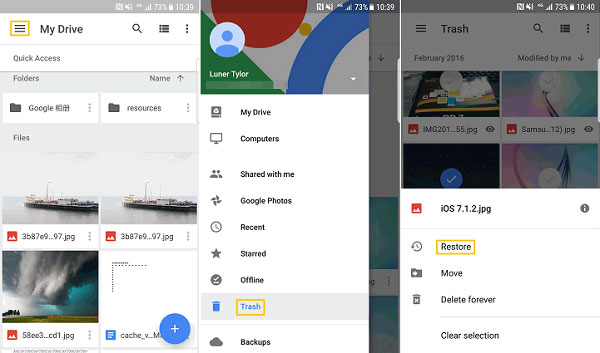 Recuperar la tarjeta SD formateada en el teléfono Android de Google Photos