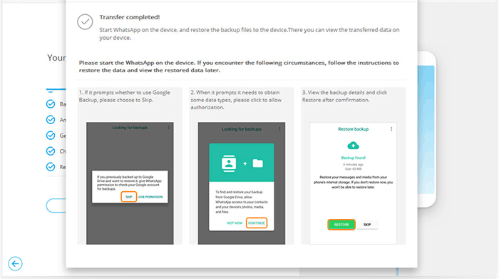 Restaurar chats de whatsapp a huawei