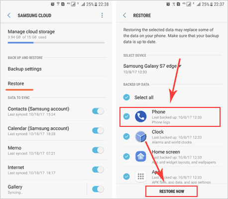 Cómo transferir datos de tableta a tableta a través de Samsung Cloud