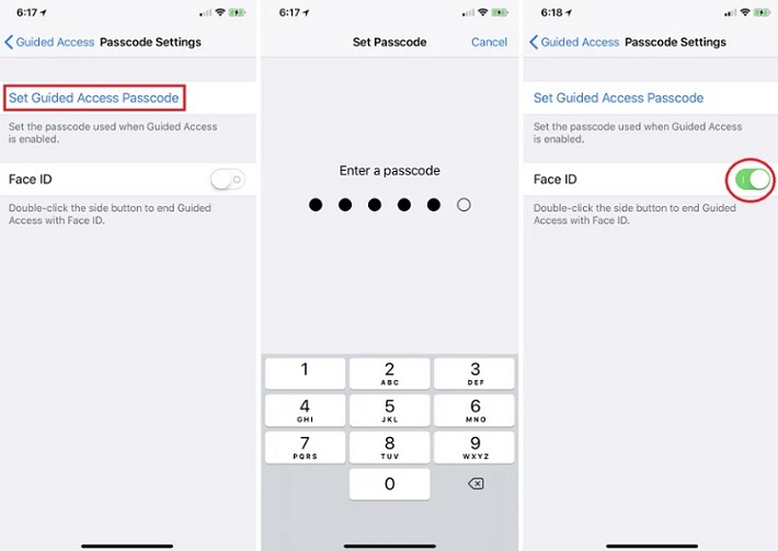 Restablecer una nueva contraseña de acceso guiado