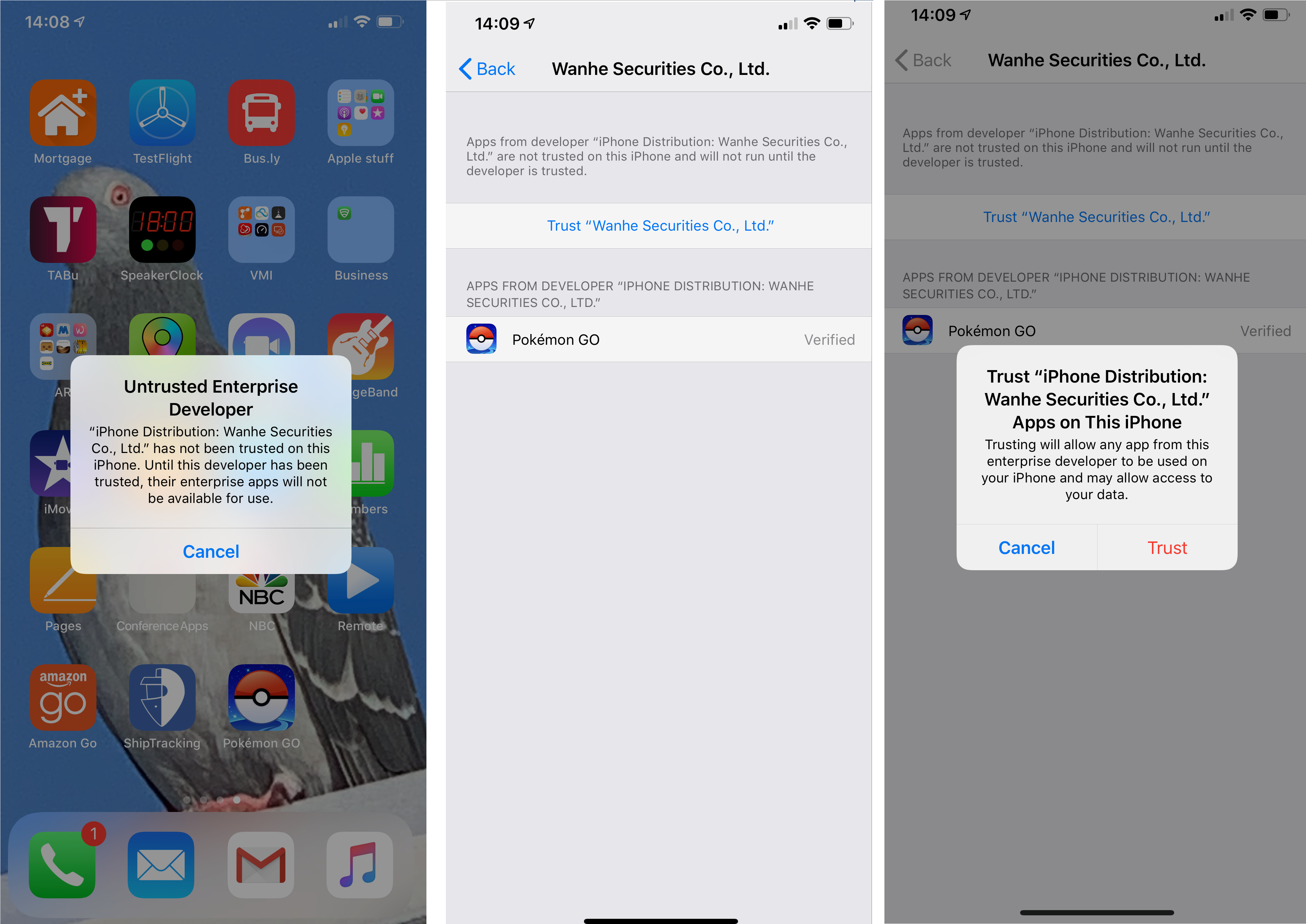   Aplicación Sideload en iPhone sin App Store