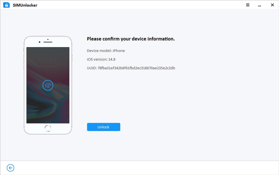 Confirme la información de su iPhone