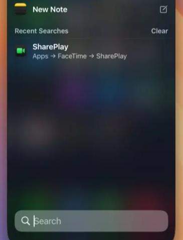 iOS 18 iPhone Mirroring Spolight Search