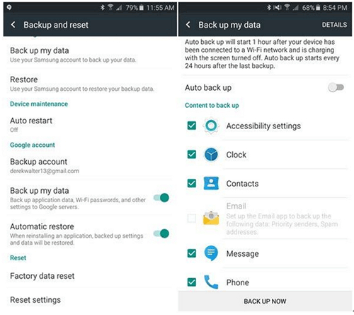 Cómo transferir datos de Huawei a Galaxy a través de Google Sync