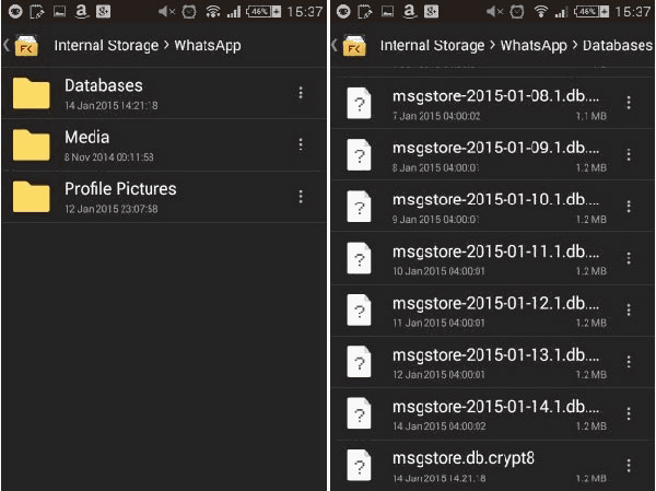 Cómo transferir los datos de WhatsApp de Samsung a Huawei a través de una copia de seguridad local