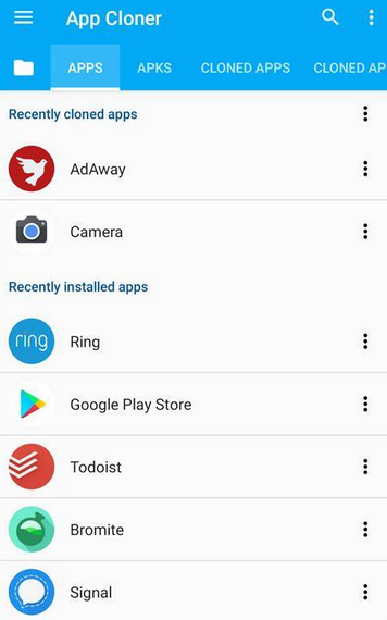 Cómo eliminar los iconos de aplicaciones duplicados deshabilitando la aplicación Cloner