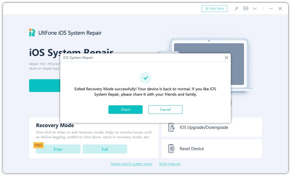FIJA IOS 17 atascado en el modo de recuperación con éxito