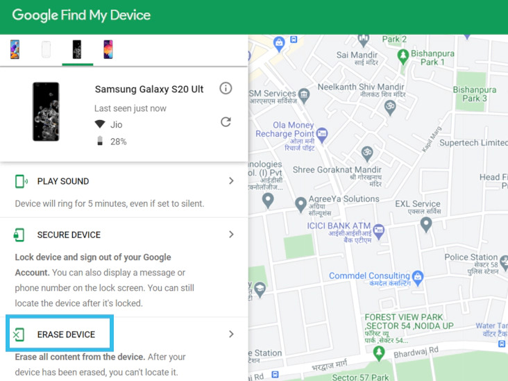 Cómo desbloquear el teléfono Samsung Olvidé la contraseña usando la cuenta de Google