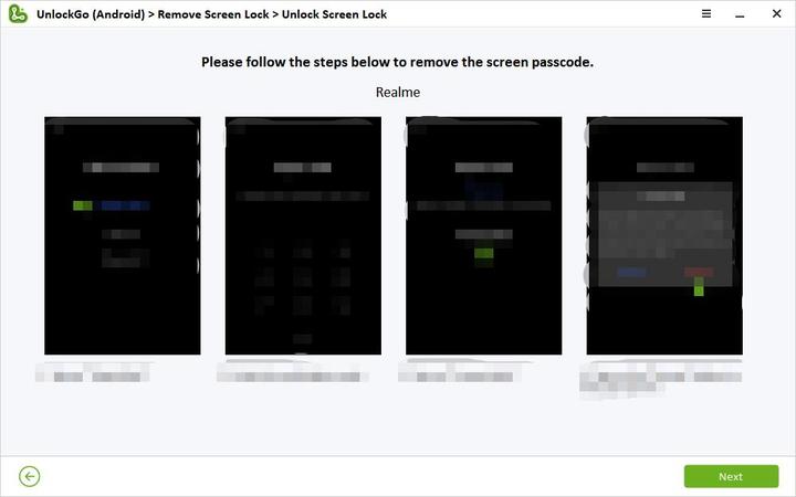 Eliminar la contraseña de Realme