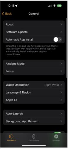 Actualizar Apple Watch