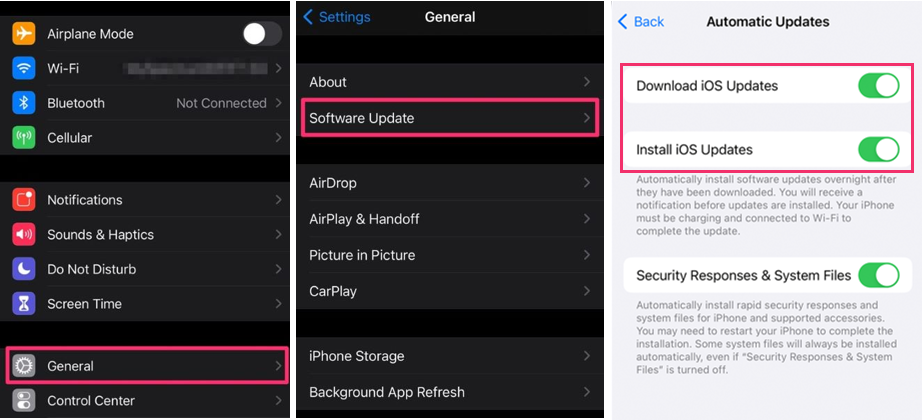 Actualizar iOS a la última versión